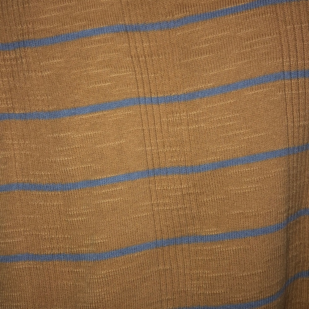 AEO Gold and blue tye front tee - Picture 6 of 7